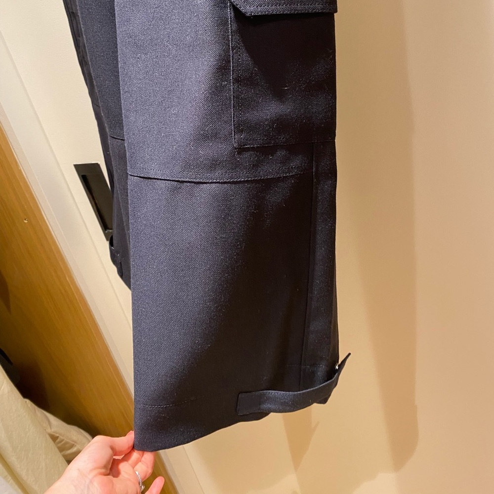 GANNI Wide Leg Cargo Pants, Dark Blue - Size 36 (US6) - Picture 4 of 11